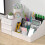 Caja organizadora de maquillaje de plástico - múltiples compartimentos 4