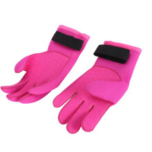 3mm Neopren Wasserdichte Handschuhe für Schnorcheln Surfen Schwimmen Rot XS