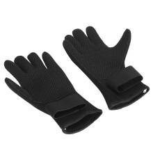 1 par de guantes de neopreno negros para buceo de 5mm S-XL