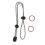 1000LM IPX8 Linterna de buceo 140x38mm 328ft 12