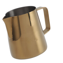 Taza espumadora 304SS 380ml Dorado brillante 9.5x8cm