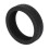 8 pezzi copri-ruote per bagagli in silicone nero scuro 8