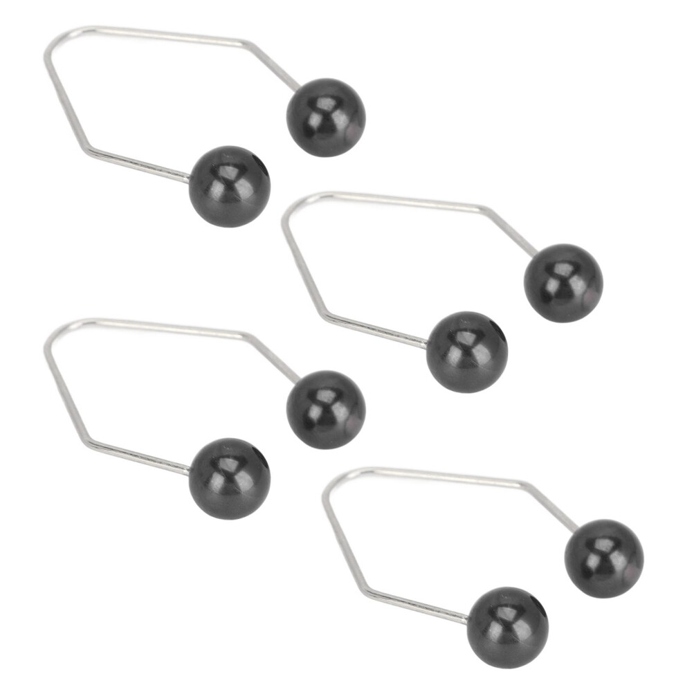Black 2 Pairs Stainless Steel Dimple Makers For Cheeks, Portable