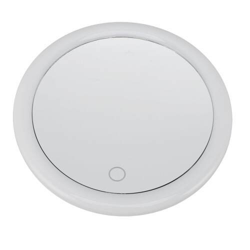 Specchio ingranditore portatile da 5,6 pollici 10X, LED bianco