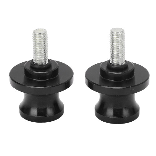 1 paio di spole CNC M8 per forcellone Z900/ZX10R Nero 2