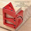 Rapporteur 3D à angles multiples 45, rouge, règle en aluminium 10