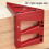 Rapporteur 3D à angles multiples 45, rouge, règle en aluminium 9