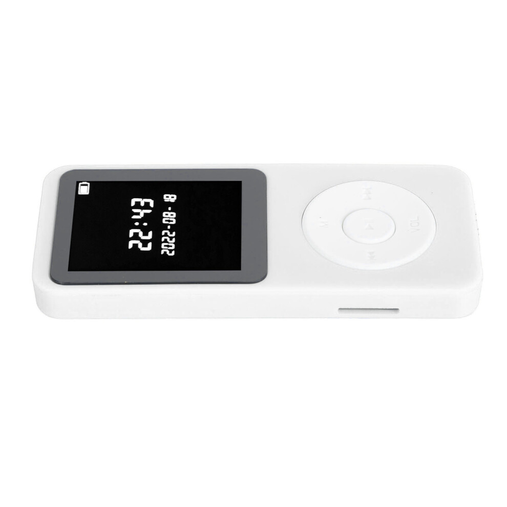 Bluetooth Mp3 Player 1.77" Lcd, 64Gb, Fm Radio, Recorder, Alarm In White 9391335901331