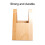 Arch Design Gummibaumholz-Kaffeefilterhalter 7.3oz 3