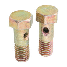 Paire de boulon-banjo en acier inoxydable M10x1,5, 35 mm