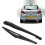 Hinterer Scheibenwischerarm 1273090 ABS Schwarz für Corsa D 1