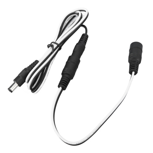 Cable de extensión DC-DC solar de 5,5 mm a 2,1 mm macho 1