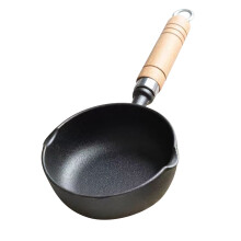 Olla de hierro para calentar aceite calentador de mantequilla de hierro fundido 600 g