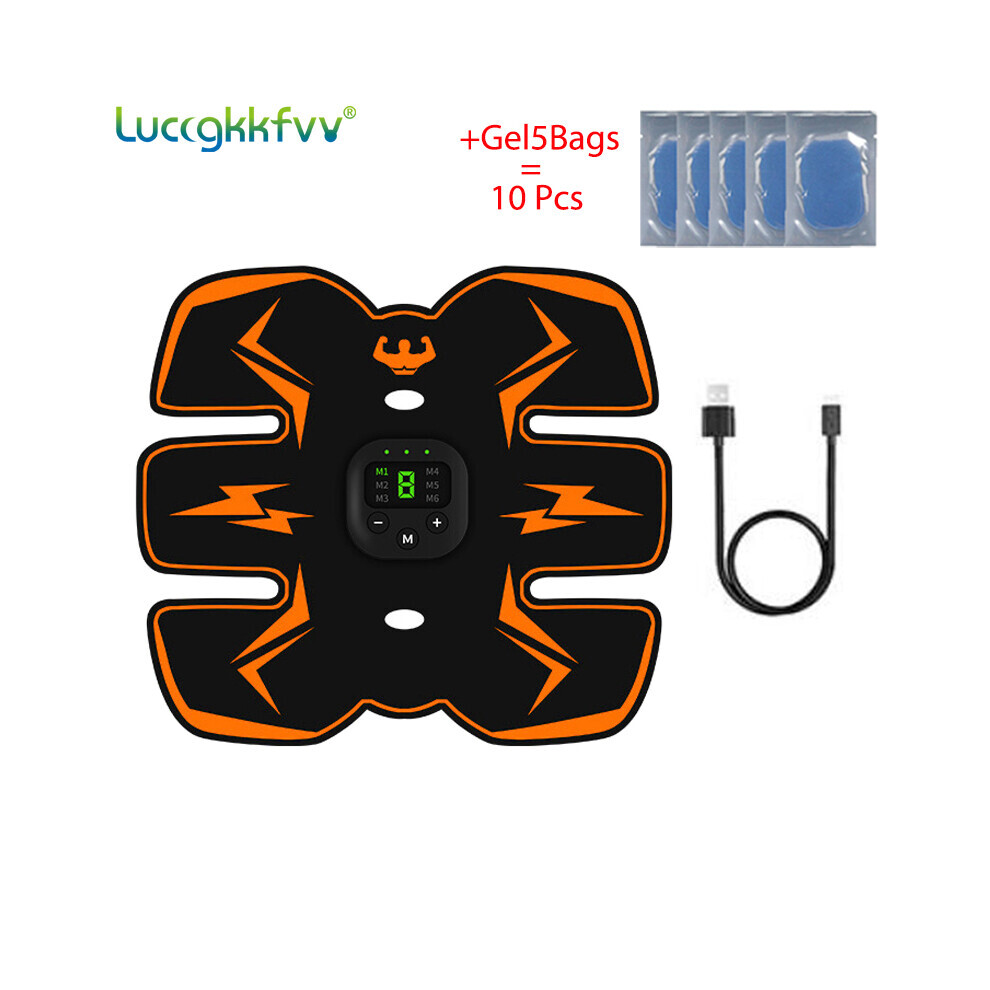 (M3 5 Gel) Smart EMS Wireless Muscle Stimulator Fitness Trainer Abdominal Training Electric Weight Loss Stickers Body Slimming Massager-image-OPC-PJDWDZ7-NEW