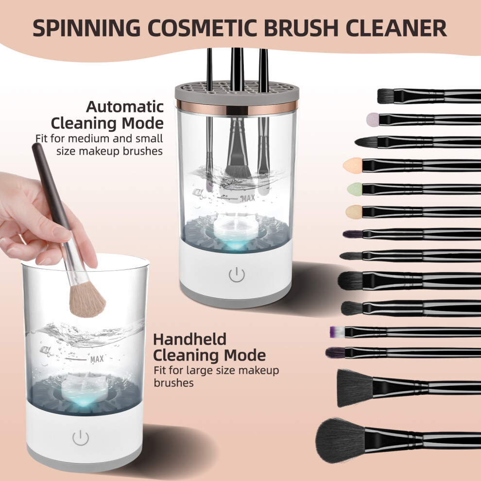 USB Electric Makeup Brush Cleaner 8W 7000rpm with Mat Fit All Beauty Brushes