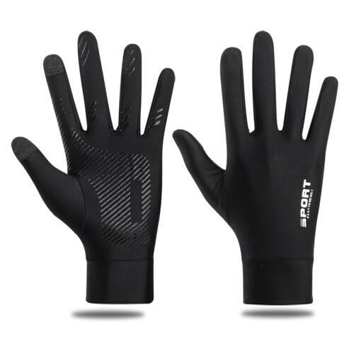 Sonnenschutzhandschuhe Eis-Seide schwarz M 40g