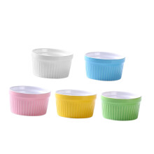 Souffle Baking Bowls Ceramic Dessert Bowls For Cream Desserts Bakeware