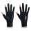 Zwei-Fingerlose Sonnenhandschuhe, Schwarz M 3