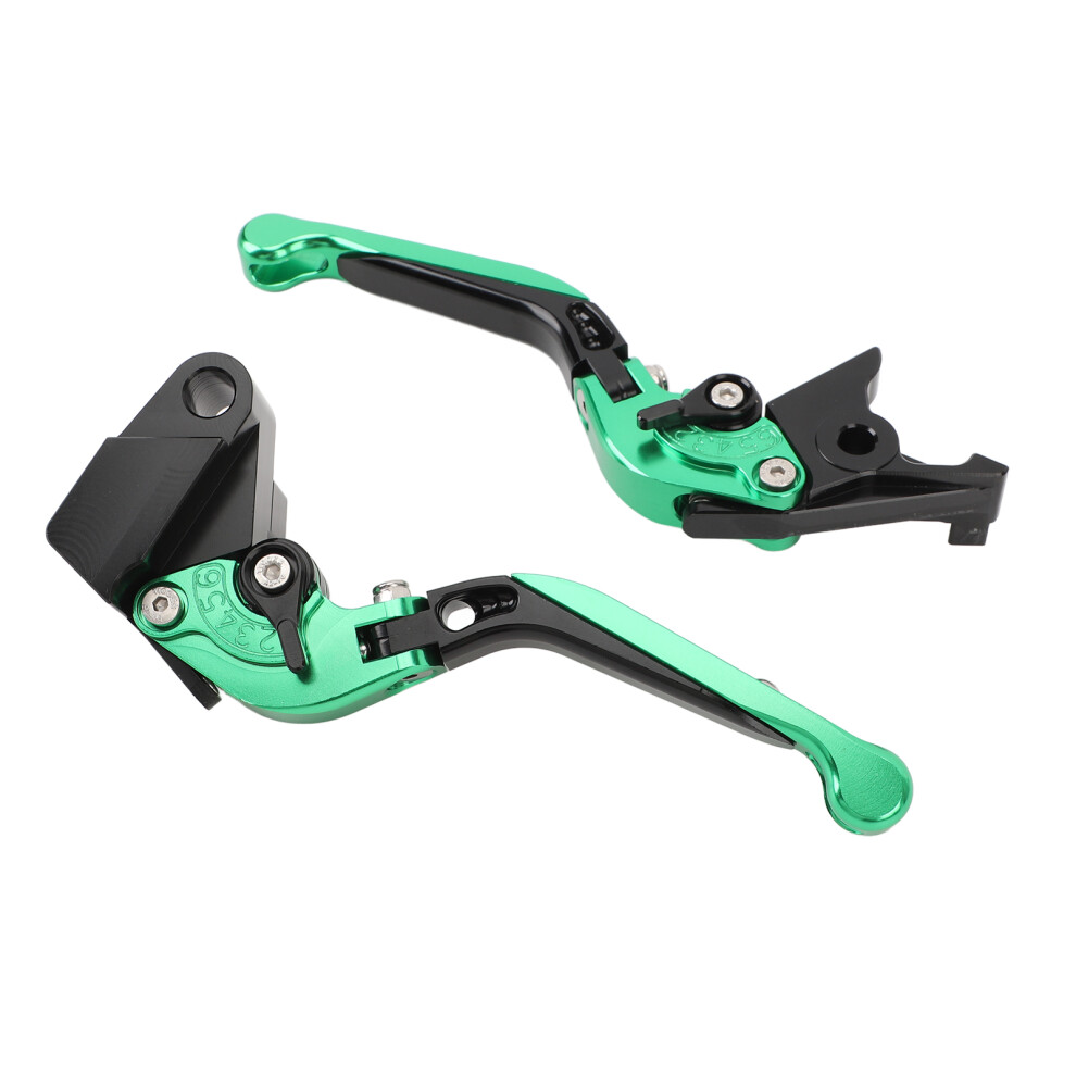 Motorcycle Folding Clutch Lever Cnc Aluminum Alloy For Z900 Z650 Z650rs Green 3251335907756