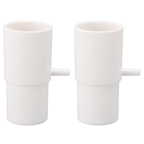 2 pezzi Adattatore per ossigeno Porta di arricchimento a tre vie ABS 1
