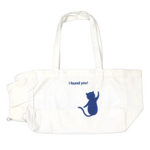 Haustier Canvas Umhängetasche Tragbare süße Katzen-Canvas-Tasche Tragetasche Tiertransporttasche Canvas-Tasche für Einkaufen Reisen Weiß