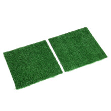 Hundeliegeplatz Künstliches Gras, Atmungsaktiv, Weich, Waschbar, Wiederverwendbare Hundetoilette für Indoor- und Outdoor-Training