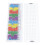 Regolo scorrevole pentatonico per chitarra, PVC, multicolore 6