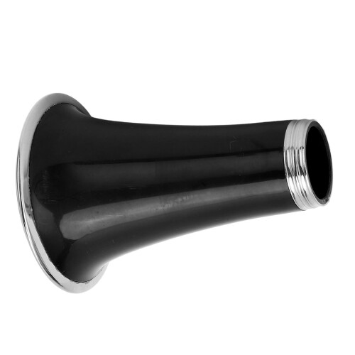 Clarinet Bell Replacement ABS Plastic Nickel Plated Metal Ring CC28 Black