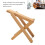 Adjustable Maple Guitar Foot Rest Stool 4 Positions 27.8x15.2cm 3
