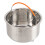 Panier vapeur en acier inoxydable pour cuiseur à riz 21,5 cm 16
