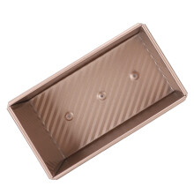 Stampo per pagnotta dorato 20,5x11,7x11,7cm acciaio al carbonio