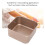 Premium Carbon Steel Deep Square Baking Pan 9x9 inch Stackable S 4