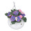 Phalaenopsis 1:12 Fleur miniature pour maison de poupée - argile 5