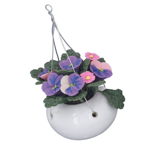 Phalaenopsis 1:12 Fleur miniature pour maison de poupée - argile 2