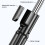 Trípode para selfies extensible de 70 cm 23 cm, 50 mAh negro 6