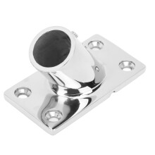 Base de main courante pour bateau, 7/8 pouce, acier inoxydable 316, 60