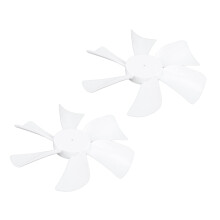 2 pezzi di pale della ventola da 6 pollici in ABS bianco, 12 V, per RV