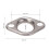 Durable 2in 2 Bolt Exhaust Collector Flange for High Performance 2