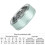 Smart Ring Health Tracker BT 5.1, Sleep, Body Temp, Steps, Waterproof 8