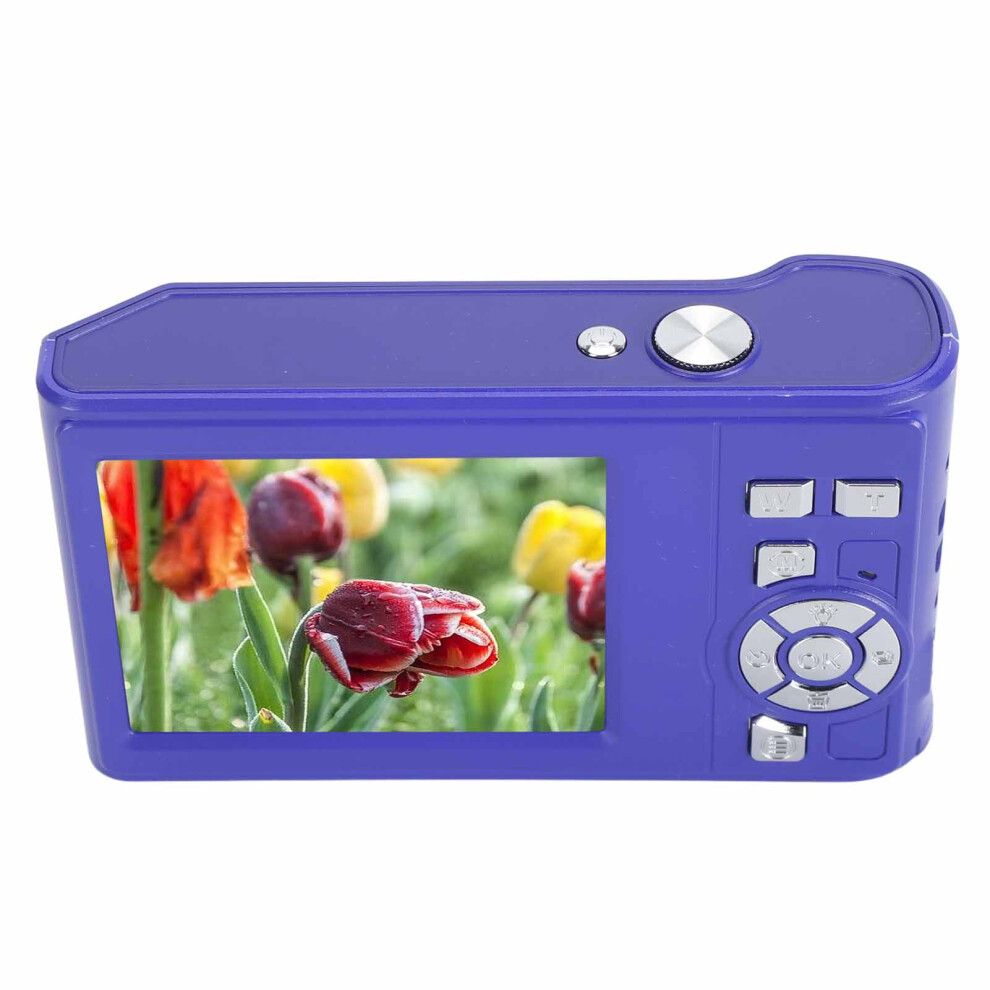 48Mp 2.7K Hd Compact Digital Camera With 8X Zoom, 2.8" Ips Screen Blue 4981335918450