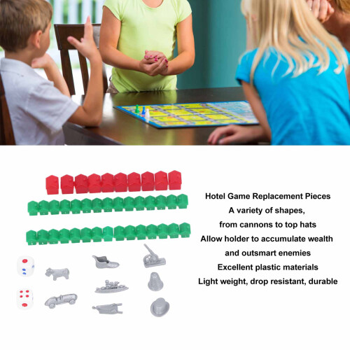 Hotel-Spiel Ersatzteile - Plastikhäuser-Set 2