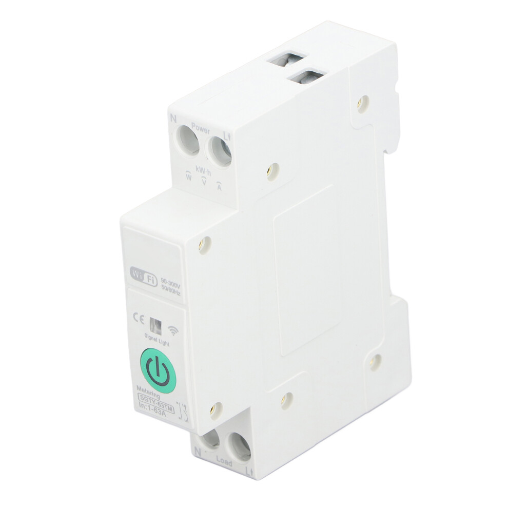 Wifi Metering Circuit Breaker 63A, Ac90-300V, 2 Poles, Voice Control 9471335919144