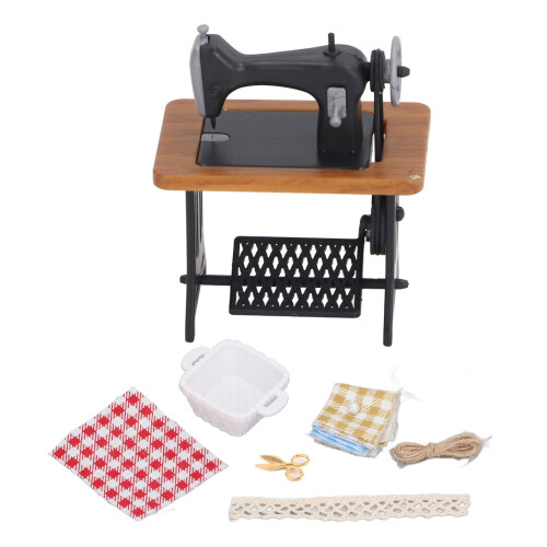 Set di modelli di macchine da cucire per casette delle bambole - Mini in plastica 2