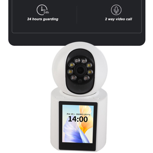 Caméra de moniteur pour bébé 360 HD, audio bidirectionnel, 128 Go 2