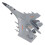 Modelo de avión de combate de aleación 160mAh con soporte 9