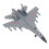 Modelo de avión de combate de aleación 160mAh con soporte 16