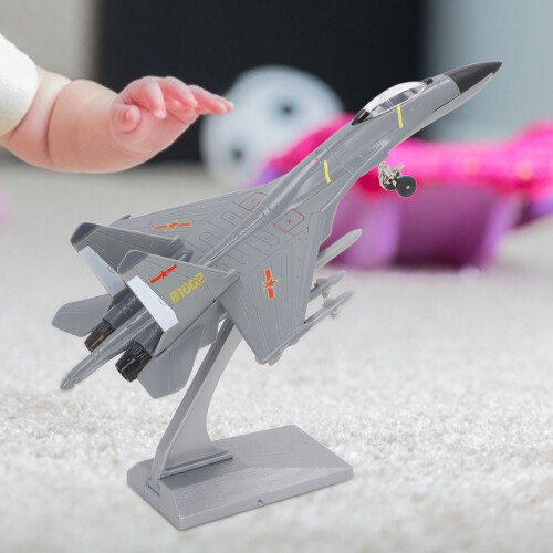 Modelo de avión de combate de aleación 160mAh con soporte