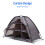 Space-saving Portable Storage Tent with 9 Shelves for Outdoor Use 2
