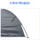 Space-saving Portable Storage Tent with 9 Shelves for Outdoor Use 4