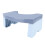 Foldable PP Toilet Potty Stool, Blue, Compact 39.5x21.5x17.5cm 15